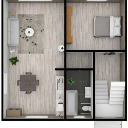 Lejlighed Schoene 60m2 2-zimmer 4